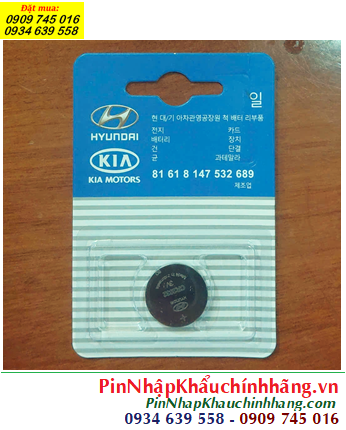 Huyndai CR2032; Pin Remote Ôtô Huyndai CR2032 lithium 3v, Xuất xứ Indonesia